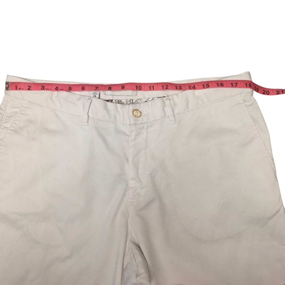 Robert Graham Men's White Bermuda Shorts Size 36 - Picture 6 of 9